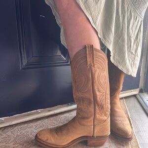 Tan Western Cowboy Boots